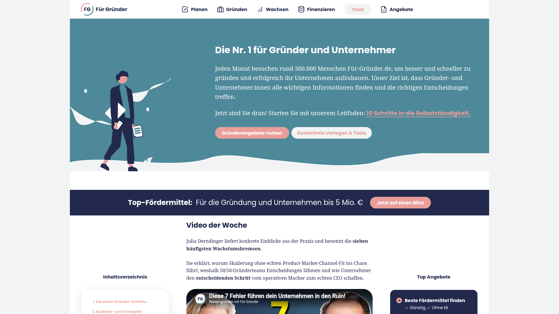 Für Gründer